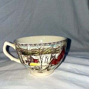 One tea cup the friendly Village by Johnson brothers